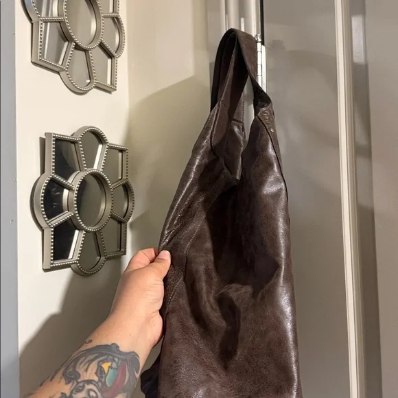 Free People Hadley Distressed Slouchy Bag - Picture 7 of 9